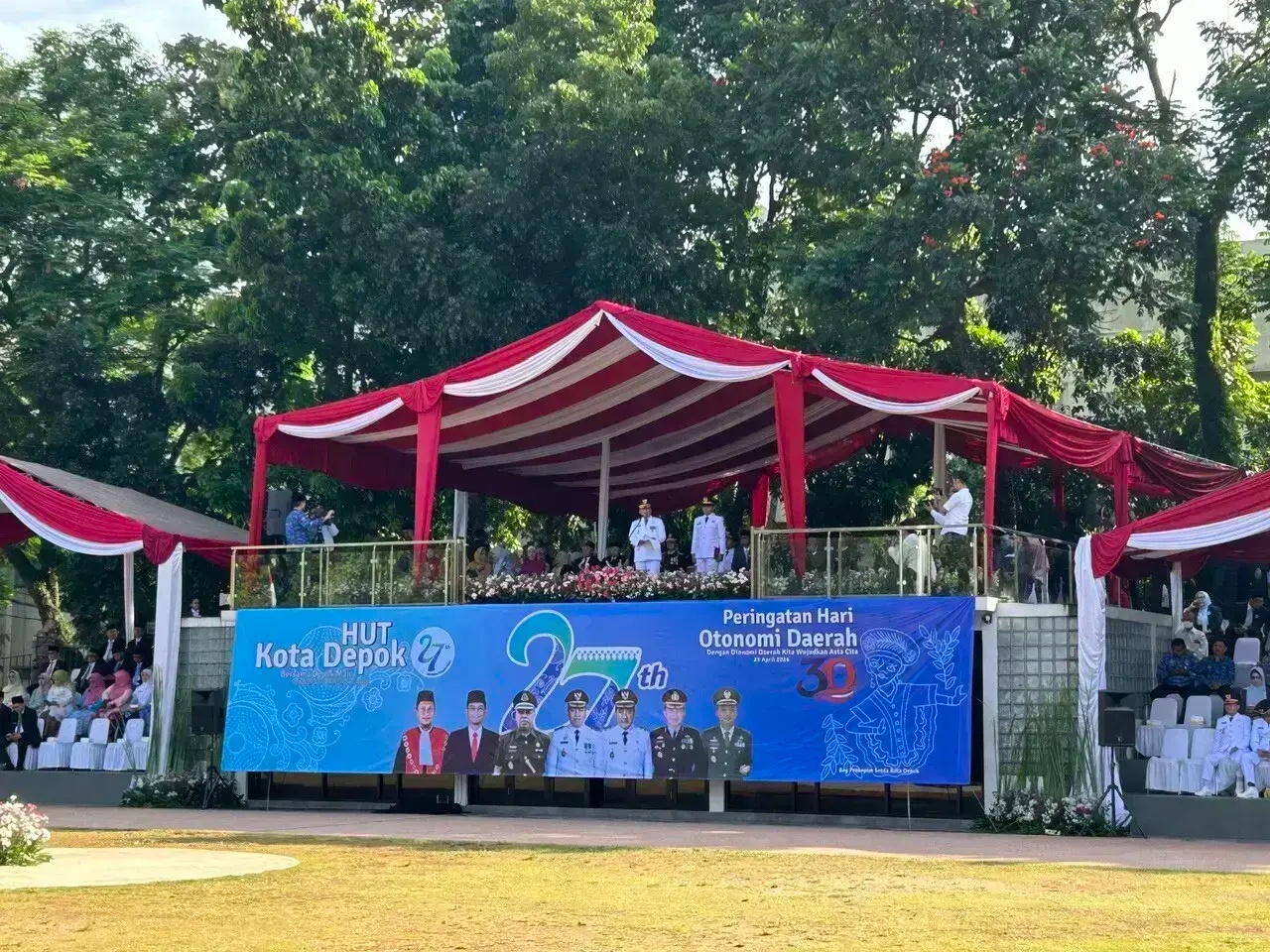 Berlangsung Khidmat, Pemkot Gelar Upacara Peringatan HUT ke-27 Kota Depok
